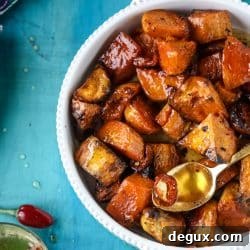 Hot Honey Caramel Sweet Potatoes for Friendsgiving 2017 7 img 51578 6