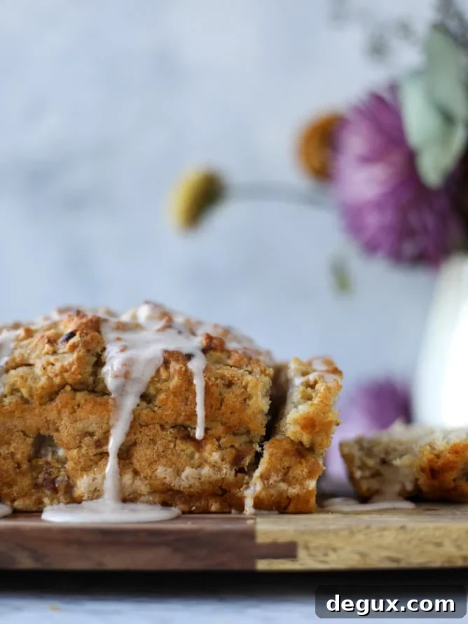 Brown Butter Glazed Banana Beer Bread Recipe 5 banana beer bread with brown butter glaze I howsweeteats.com
