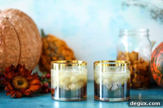 butternut squash infused bourbon I howsweeteats.com #thanksgiving #cocktails