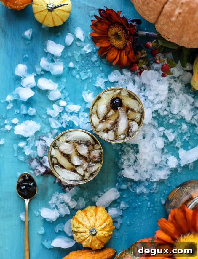 butternut squash infused bourbon I howsweeteats.com #thanksgiving #cocktails
