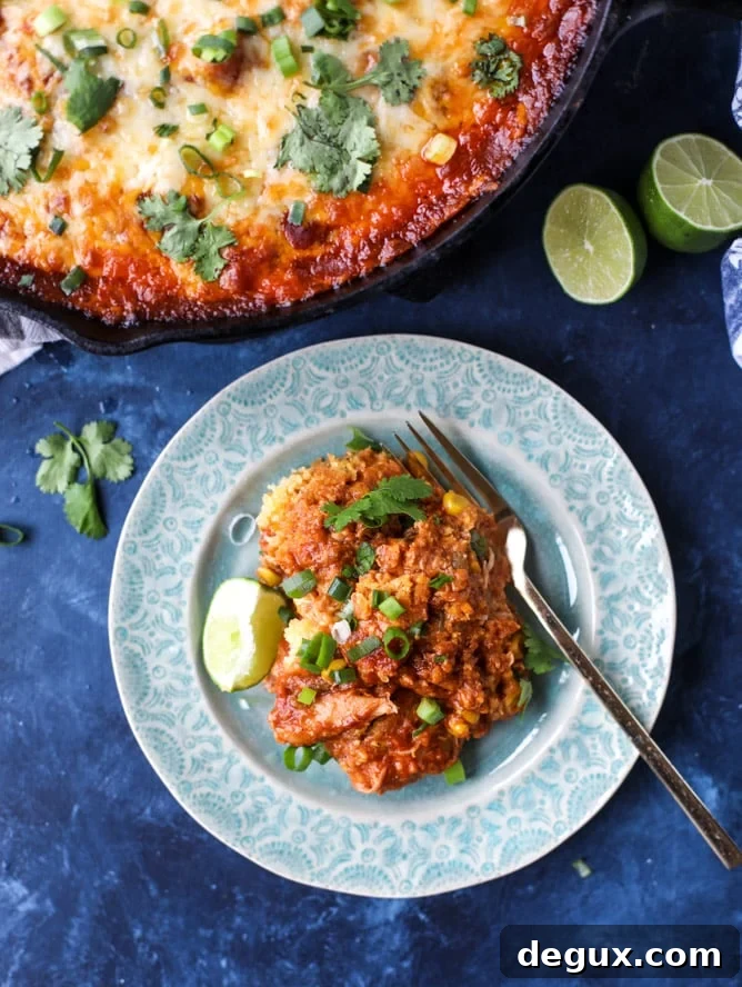 Cheesy Chicken Tamale Pie Recipe: Comforting Mexican Casserole 9 cheesy chicken tamale pie I howsweeteats.com