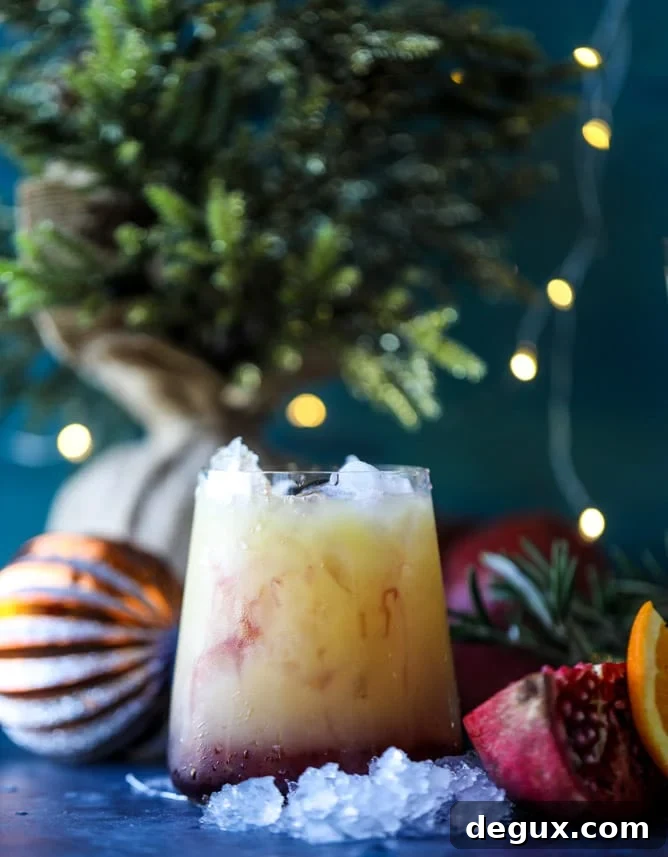 Tequila Christmas Sunrise Cocktail with Homemade Grenadine 5 tequila christmas sunrise I howsweeteats.com #cocktails #tequila #sunrise #christmas