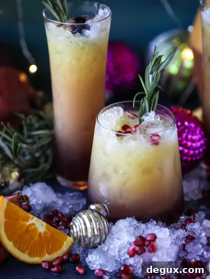 Tequila Christmas Sunrise Cocktail with Homemade Grenadine 7 tequila christmas sunrise I howsweeteats.com #cocktails #tequila #sunrise #christmas