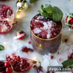 Pomegranate Cranberry Mint Julep Recipe for Festive Cocktails 10 img 52086 9