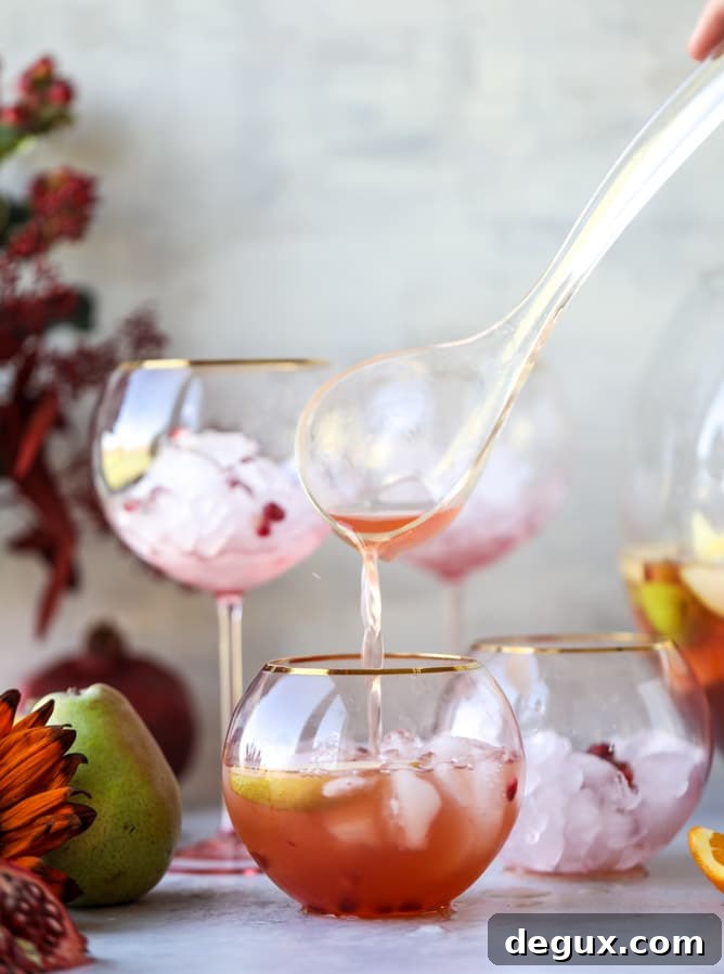 thanksgiving party punch I howsweeteats.com 