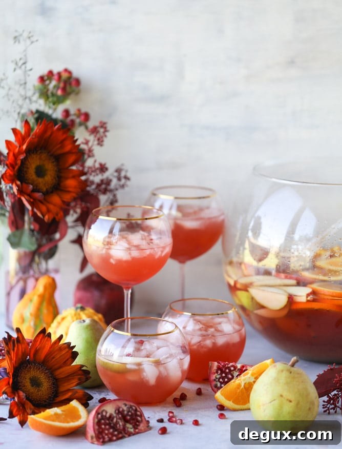 thanksgiving party punch I howsweeteats.com 