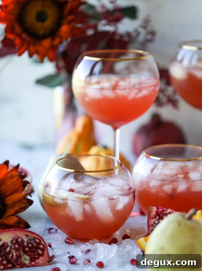 thanksgiving party punch I howsweeteats.com 