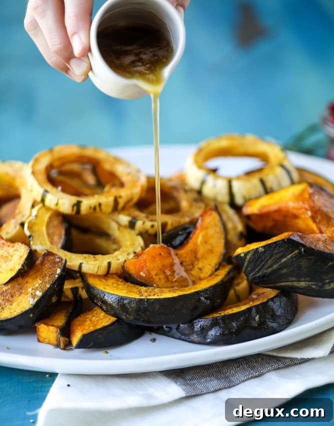 roasted squash with brown butter and toasted quinoa I howsweeteats.com #squash #thanksgiving #recipes