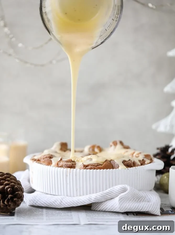one hour eggnog cinnamon rolls