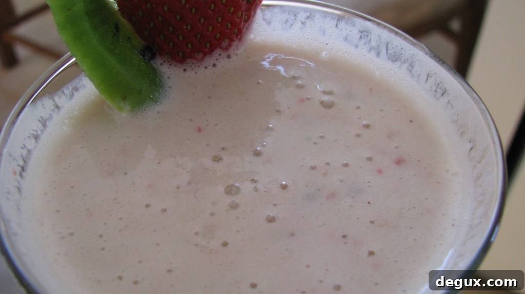 Blended smoothie Blended smoothie