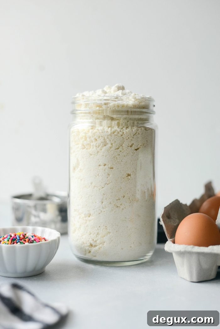 Homemade Funfetti Cake Mix Recipe for Moist, Colorful Cakes 2 Homemade Funfetti Cake Mix