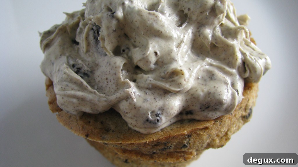 Frosted cupcakes closeup