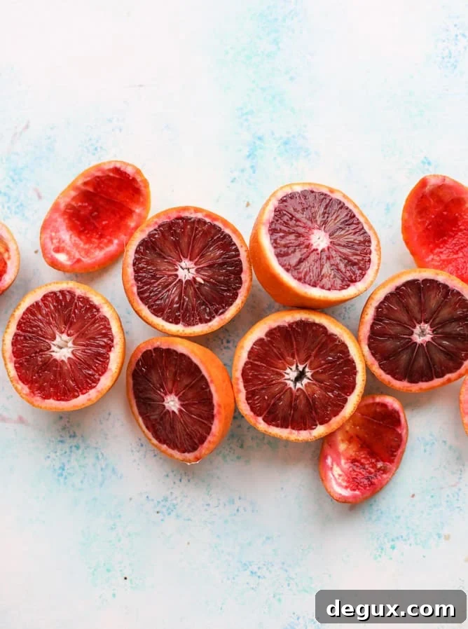blood orange coolers I howsweeteats.com #bloodorange #mocktails #coconutwater #drinks 