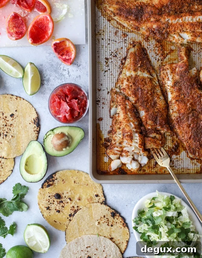 Cajun Fish Tacos with Zesty Blood Orange Slaw 6 cajun fish tacos with blood orange slaw I howsweeteats.com #fishtacos #tacos #bloodorange #fish