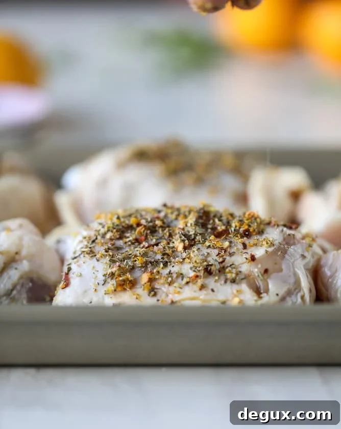 meyer lemon roasted chicken I howsweeteats.com #chicken #lemon #roastedchicken #healthy #meyerlemon
