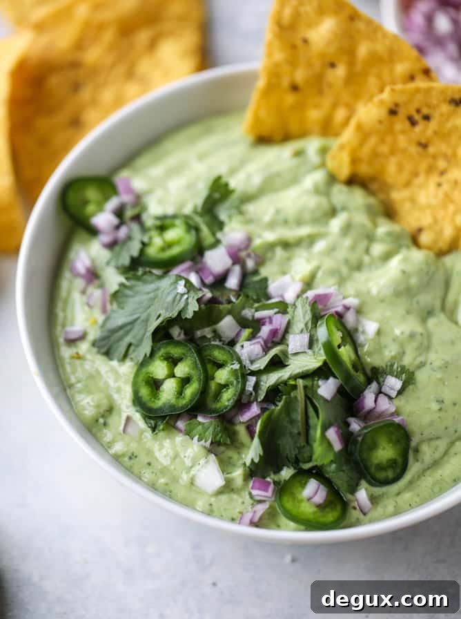 Smoky Roasted Jalapeño Guacamole Salsa Recipe 10 guacamole salsa I howsweeteats.com #guacamole #salsa #dip #avocado