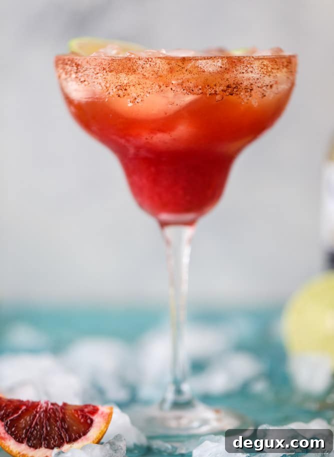 spicy blood orange beergaritas I howsweeteats.com #beer #margaritas #beergaritas #cocktails #bloodorange