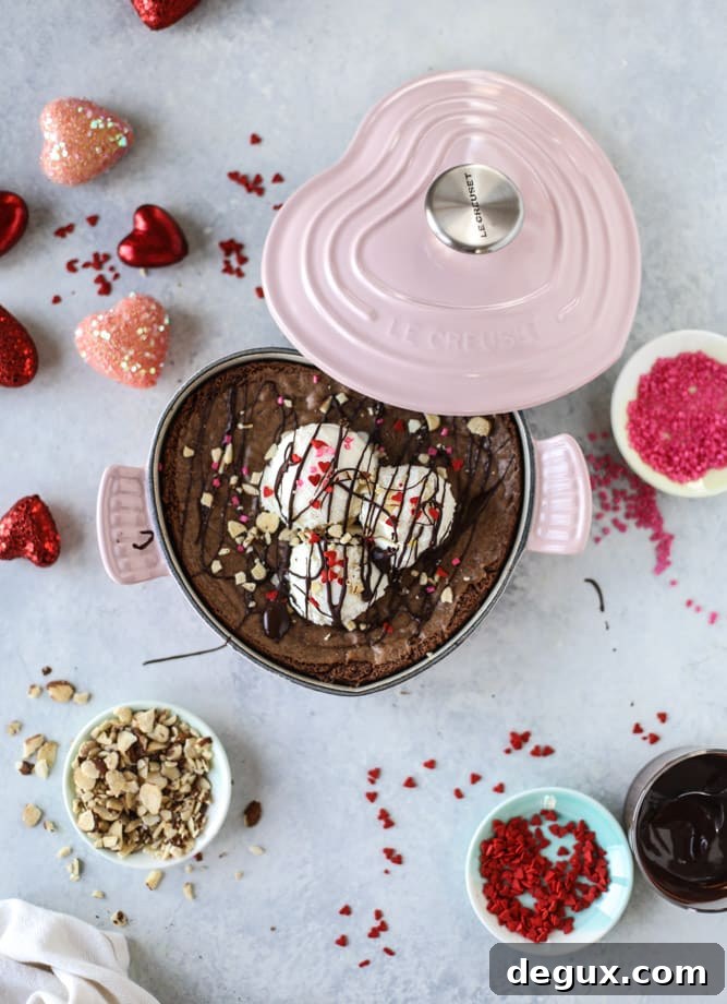 Amaretto Brownie Heart: Decadent Chocolate Dessert Recipe 5 amaretto brownies I howsweeteats.com #brownies #chocolate #amaretto #almond #valentinesday