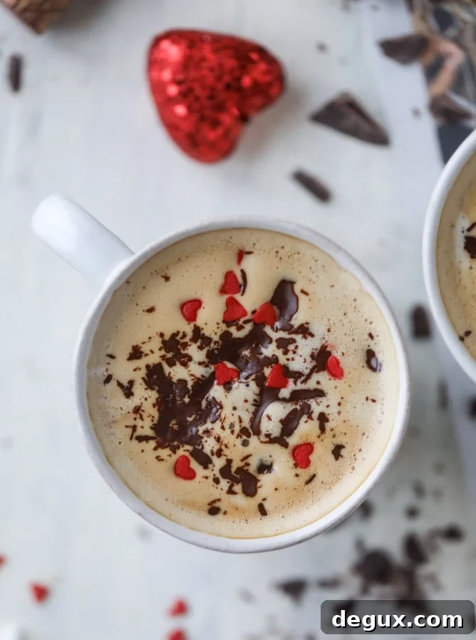 Cabernet Latte: How to Make a Wine-Infused Coffee Drink 7 cabernet chocolate lattes I howsweeteats.com #redwine #coffee #latte #valentinesday #chocolate
