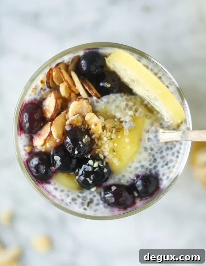 Lemon Curd Chia Seed Parfaits for Bright, Tangy Breakfasts 2 lemon curd chia pudding parfait I howsweeteats.com #lemon #lemoncurd #chiapudding #snack #healthy