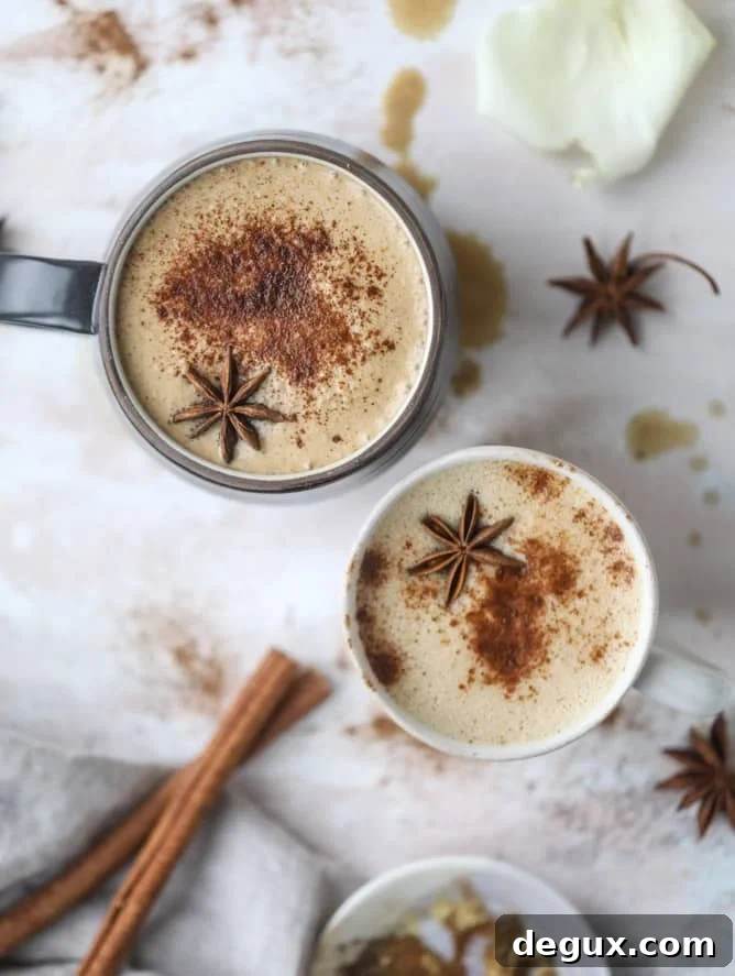 Coconut Chai Power Coffee: Energizing Spiced Coconut Latte Recipe 2 coconut chai power coffee I howsweeteats.com #coffee #coconut #chai #bulletproof #coconutoil