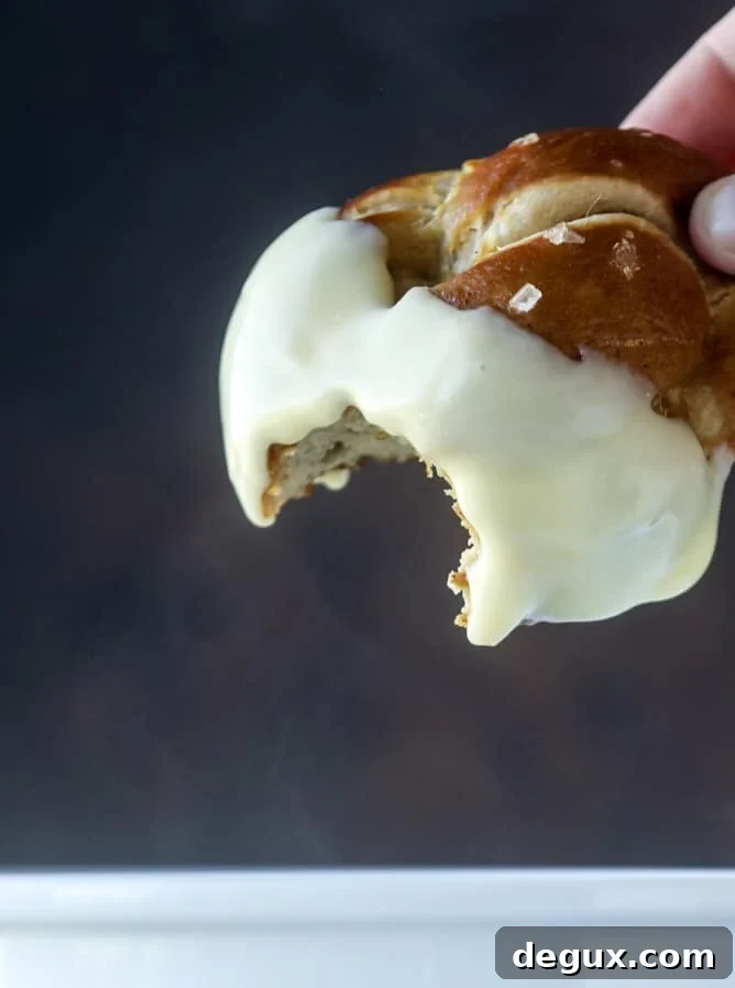 guinness soft pretzels with irish cheddar fondue