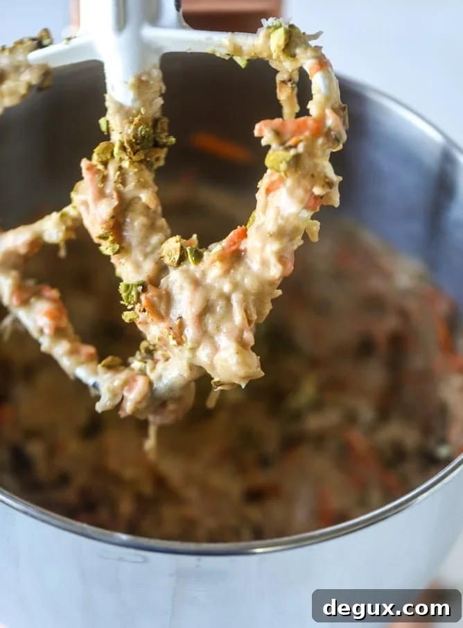 pistachio carrot cake with cream cheese frosting