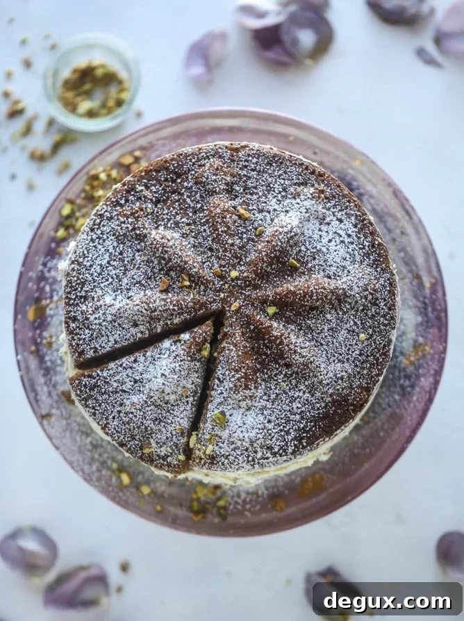 pistachio carrot cake with cream cheese frosting