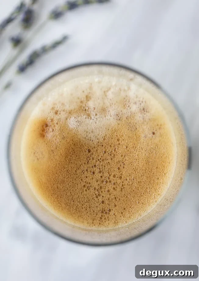 lavender vanilla iced lattes I howsweeteats.com #lavender #vanilla #icedcoffee #latte #coldbrew