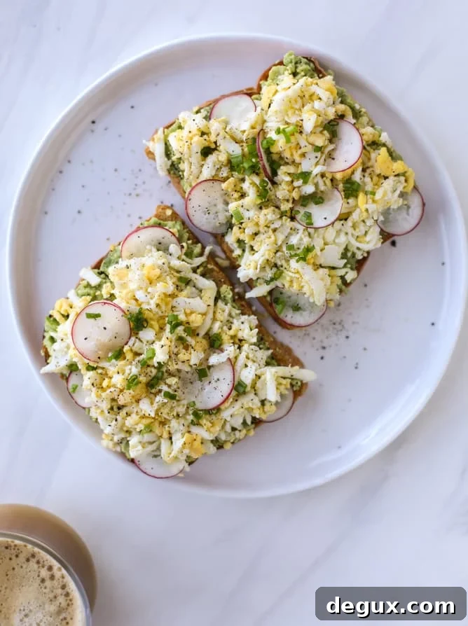 Shaved Egg and Avocado Toast Recipe for Brunch and Breakfast 7 shaved egg avocado toast I howsweeteats.com #avocado #toast #egg #breakfast