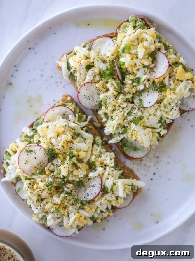 Shaved Egg and Avocado Toast Recipe for Brunch and Breakfast 9 shaved egg avocado toast I howsweeteats.com #avocado #toast #egg #breakfast