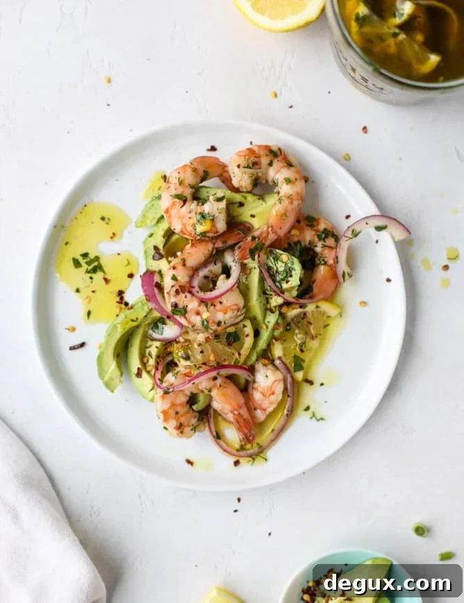 pickled shrimp avocado salad I howsweeteats.com #pickledshrimp #seafood #avocado #salad #kentuckyderby