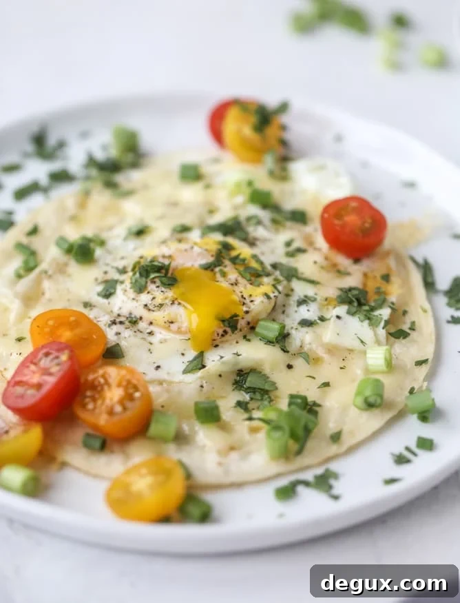 tortilla eggs I howsweeteats.com #eggs #breakfast #tortillas