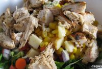 Crisp Chopped Chicken Salad with Avocado & Lemon Vinaigrette