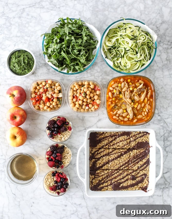 7 Days of Meal Prep with The Pretty Dish: Weekly Menu & Plan 4 a week of meal prep from the pretty dish cookbook I howsweeteats.com