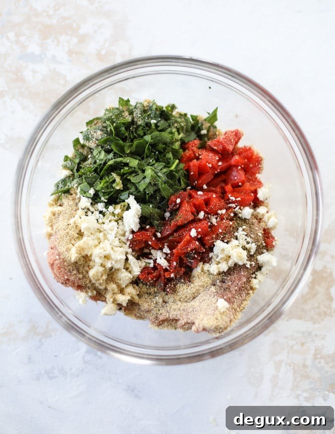 mediterranean turkey burgers with artichoke feta spread I howsweeteats.com #turkey #burgers #healthy #feta #spinach