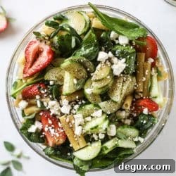 Black Pepper & Balsamic Strawberry Pasta Salad 8 img 54780 7