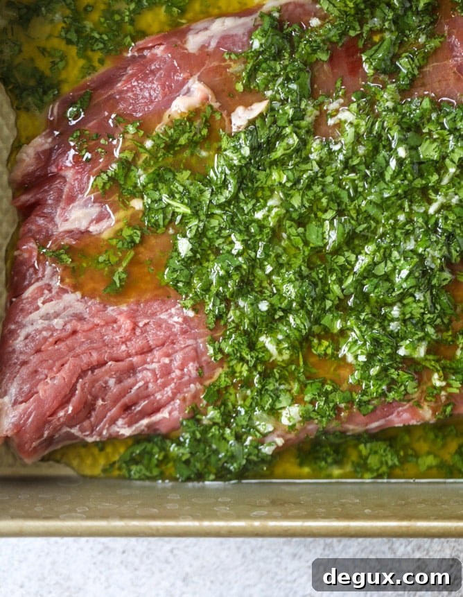 cilantro lime flank steak I howsweeteats.com #flank #steak #recipe #cilantro #lime