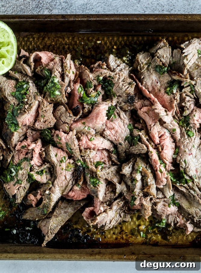 cilantro lime flank steak I howsweeteats.com #flank #steak #recipe #cilantro #lime