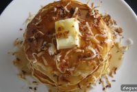 White Chocolate Coconut Pancakes Recipe for Fluffy, Tropical Stacks