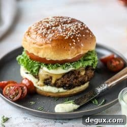 Irresistible Veggie Burgers with Garlic-Herb Mayo 9 img 55085 9