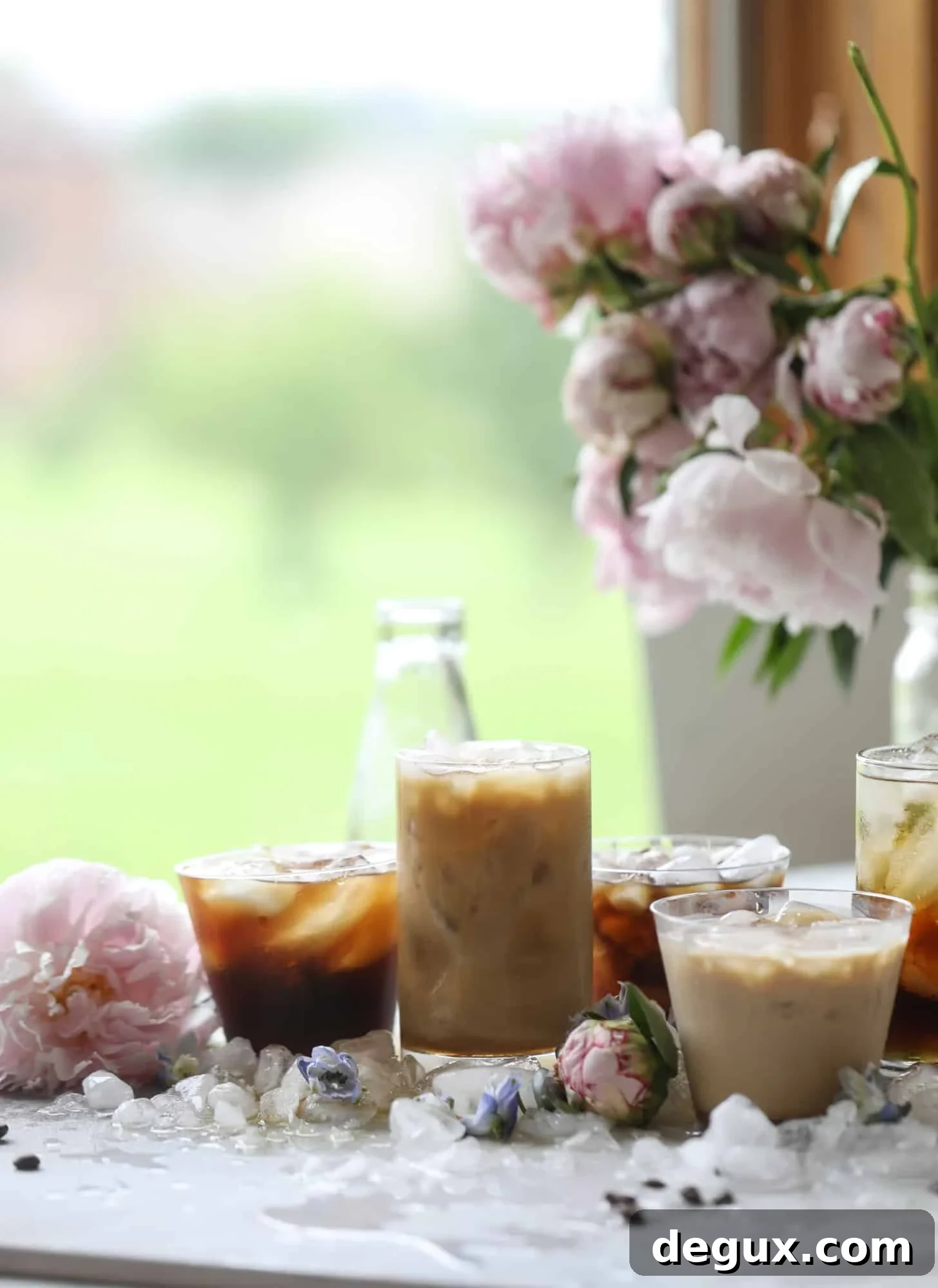 Sparkling Coconut Iced Coffee Recipe: Refreshing Summer Drink 10 Iced coconut coffee soda finished and ready to drink.