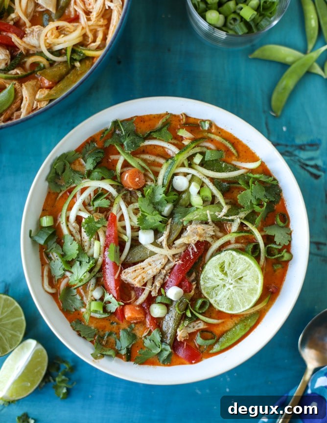 25 Quick Weeknight Dinners for Back-to-School Meal Planning 13 Thai Chicken Zoodle Soup