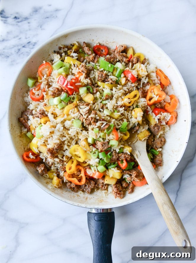 25 Quick Weeknight Dinners for Back-to-School Meal Planning 20 Pineapple Chorizo Rice Bowls