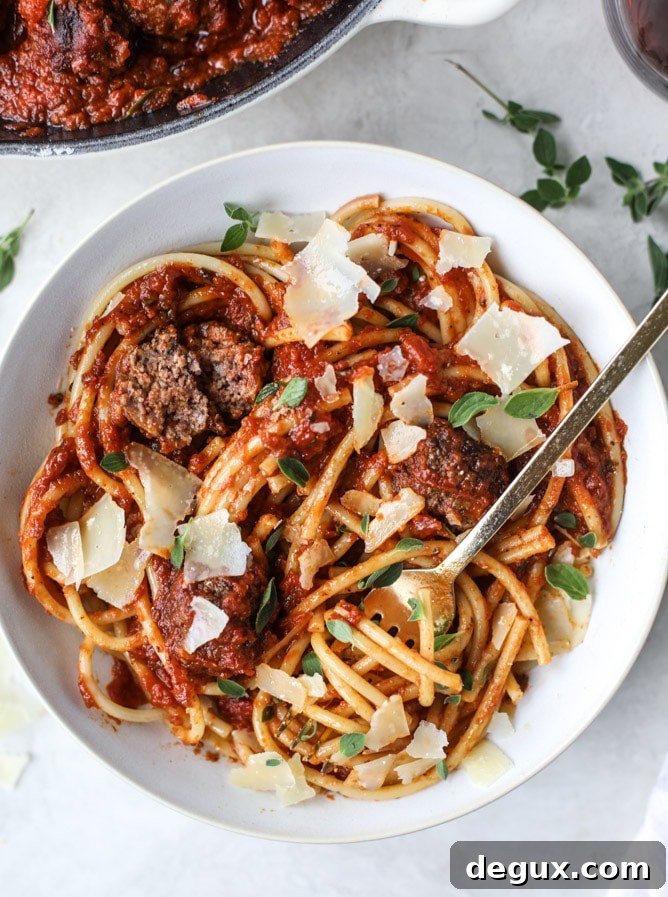 25 Quick Weeknight Dinners for Back-to-School Meal Planning 5 Bacon Meatballs with Bucatini
