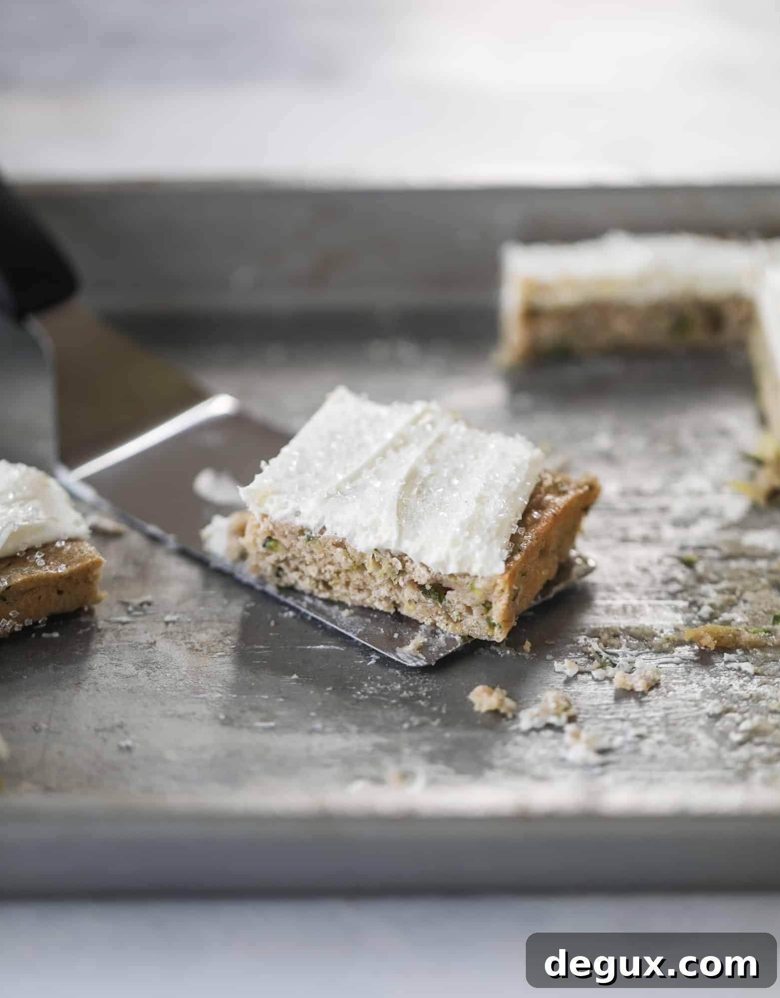 Zucchini Bars with Cream Cheese Frosting — Moist Spring Dessert 6 These zucchini bars with cream cheese icing are a fun twist on zucchini bread! Zucchini bars are super easy to make, have a little spice and a lot of flavor, topped with the creamiest cream cheese frosting. Delicious and simple! I howsweeteats.com #zucchini #bars #cream #cheese #icing #dessert
