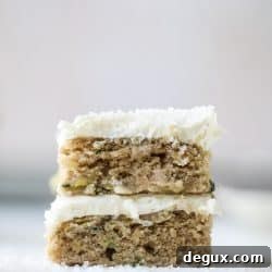 Zucchini Bars with Cream Cheese Frosting — Moist Spring Dessert 8 img 56116 7