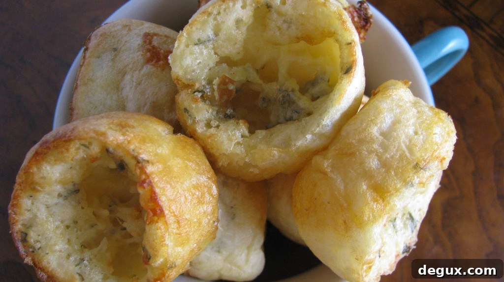 Gorgonzola popovers Gorgonzola popovers