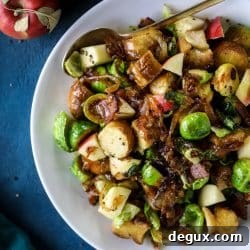 Warm Pretzel Panzanella with Tangy Mustard Vinaigrette 7 img 56435 6