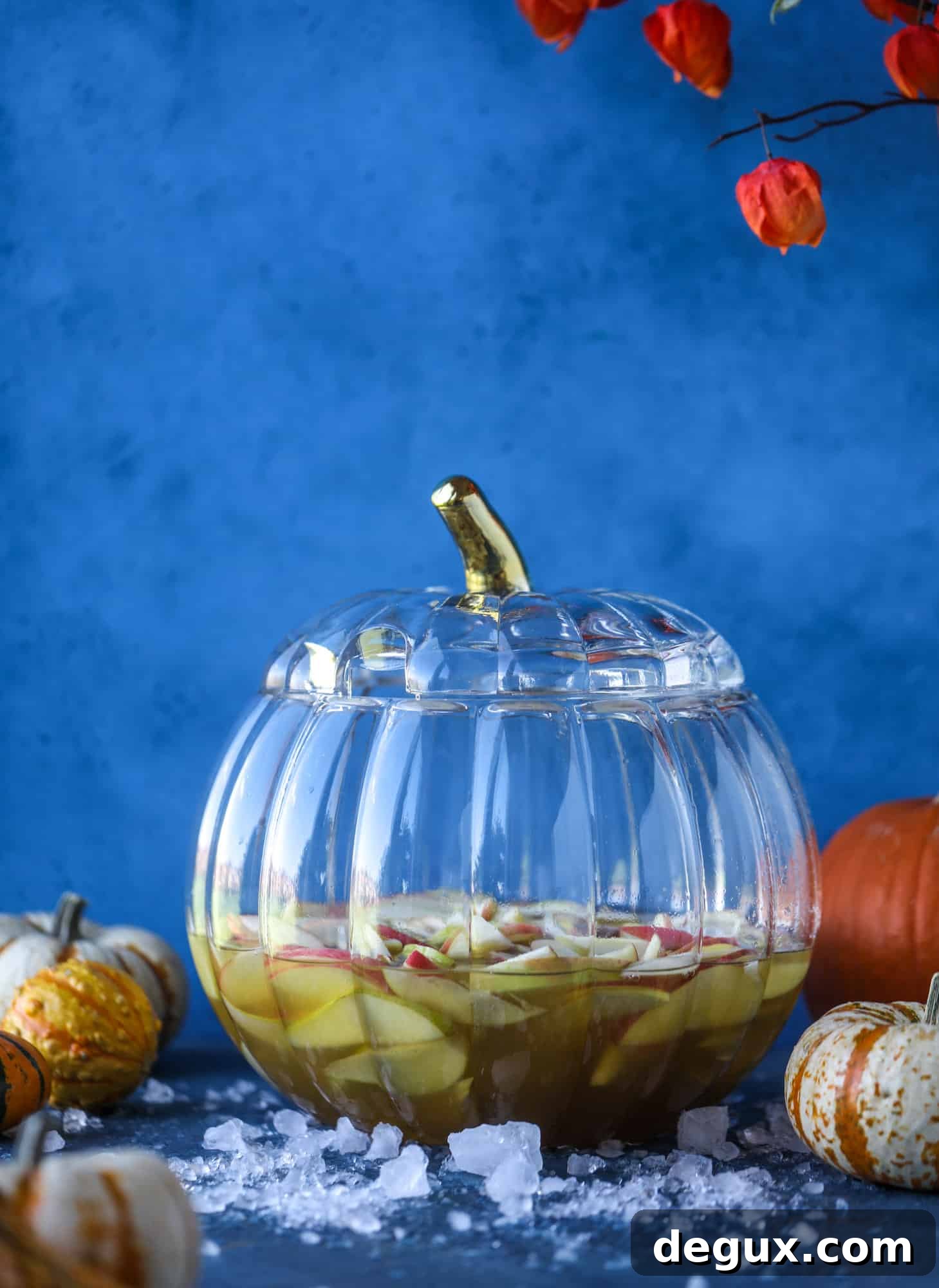 Autumn Pumpkin Sangria Recipe for Fall Entertaining 2 This pumpkin sangria is perfect for the fall and holiday season! A homemade pumpkin pie syrup gives the drink excellent flavor along with bubbles and apple cider and of course, boozy fruit. It's a favorite for Halloween or Thanksgiving! I howsweeteats.com #pumpkin #sangria